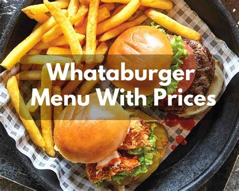 whatta burger menu|whataburger menu prices with pictures.